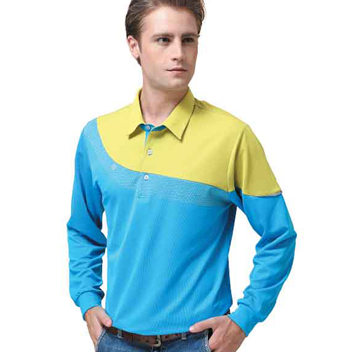 富-吸排布 POLO衫(藍/黃、紅/深藍)